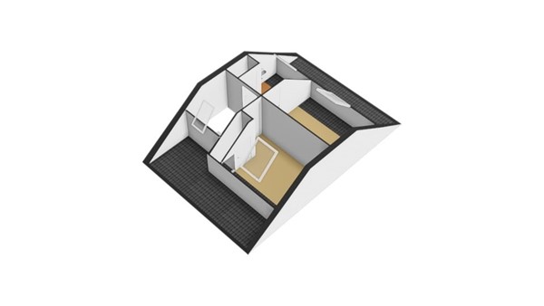 Floorplan - Hobbemalaan 23, 2951 PG Alblasserdam